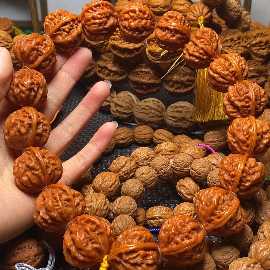 文玩核桃手串京八棱手持