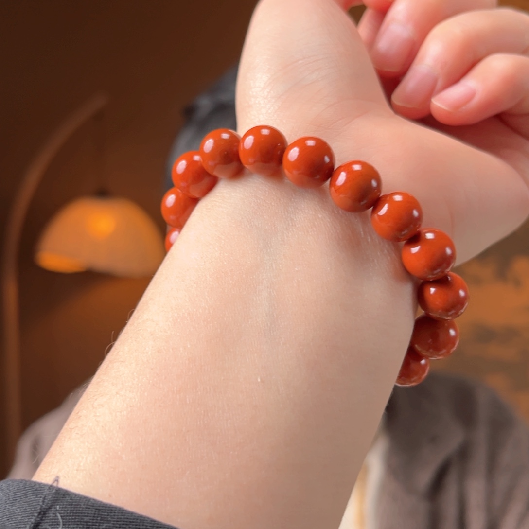 未镶嵌手串南红玛瑙南红满色满肉10.8mm880