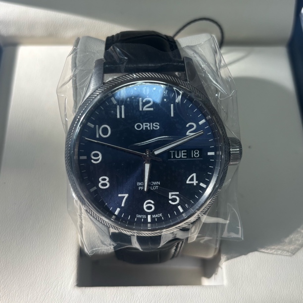 95新 Oris/豪利时 航空自动机械男士腕表直径:45