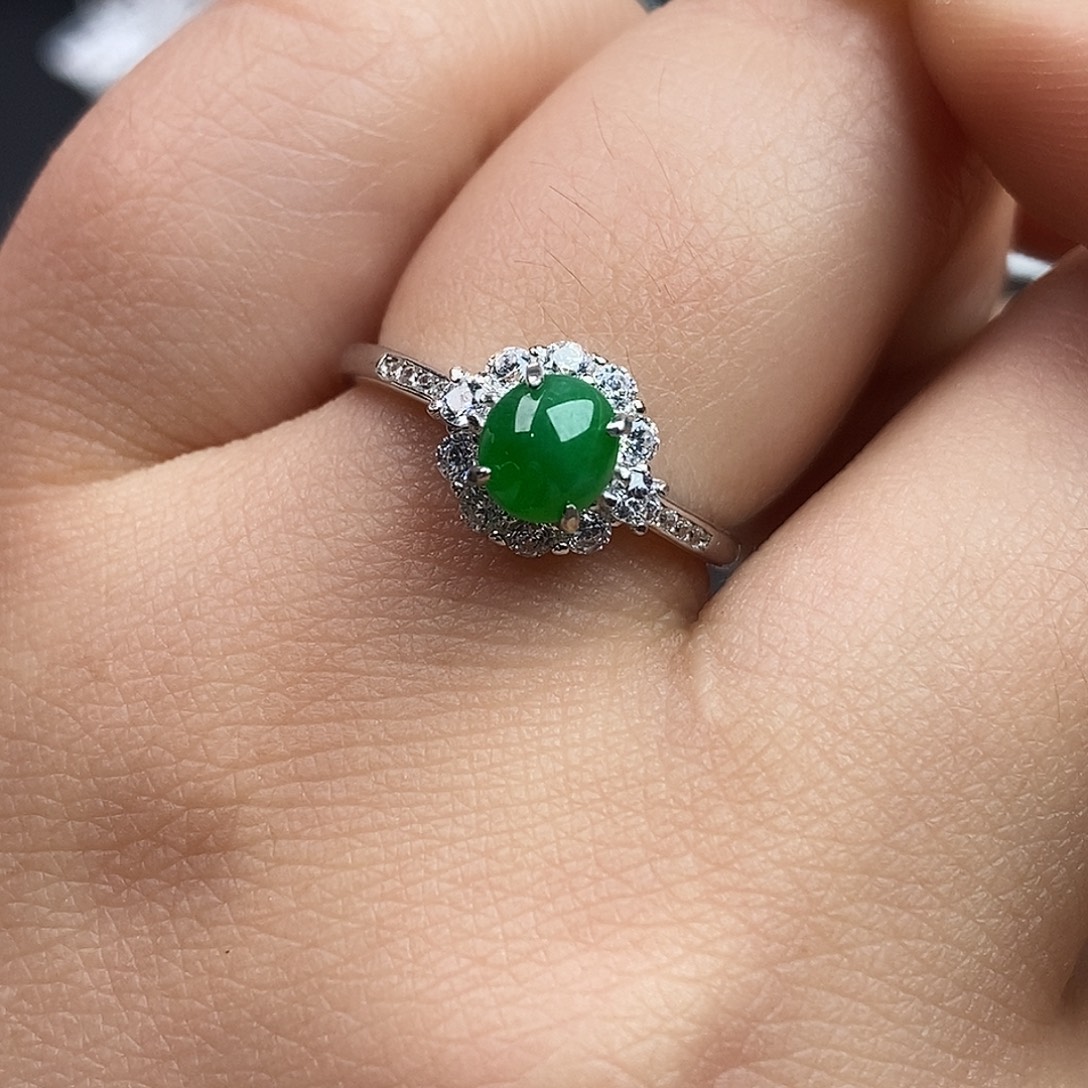 爱***睛翡翠未镶嵌戒指翡翠