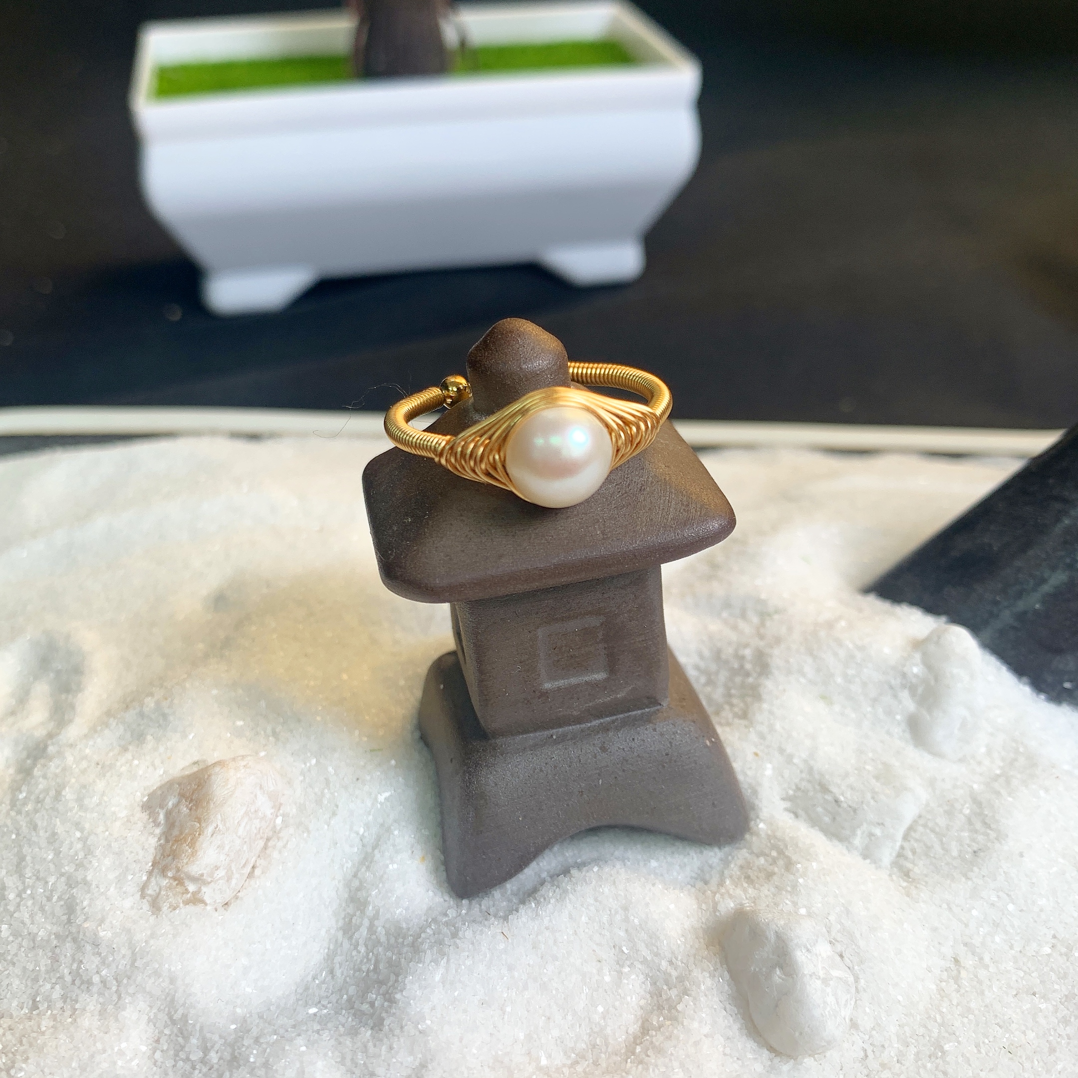 【珠宝一姐】合金螺纹戒指  2502040022（一件/多样性发货）