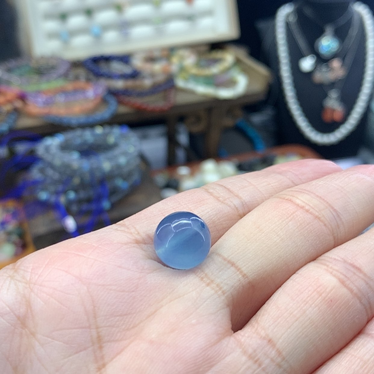 【闪购商品】海蓝宝石裸石未镶嵌单珠