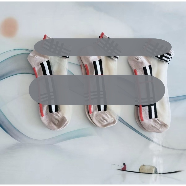 【拍一发三】蕾丝格子袜