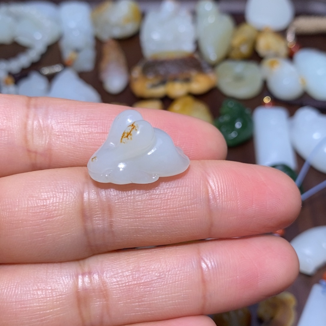 和田玉吊坠(不含链)未镶嵌