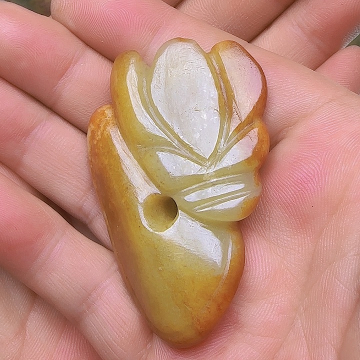 和田玉吊坠(不含链)未镶嵌