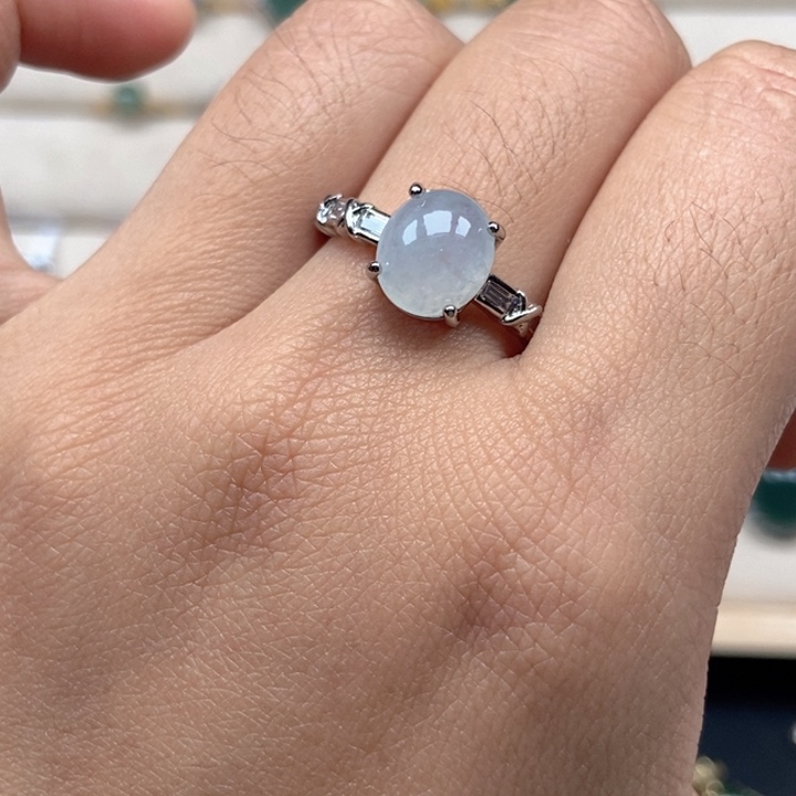 翡翠未镶嵌戒指戒指