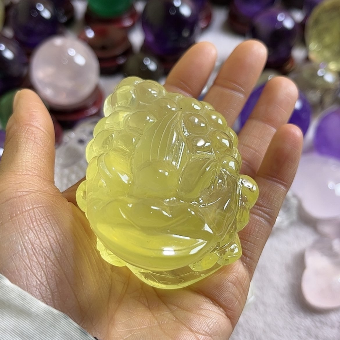 【闪购商品】水晶摆件金蟾未镶嵌