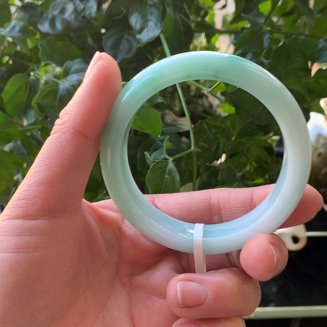 翡翠未镶嵌手镯天然翡翠手镯