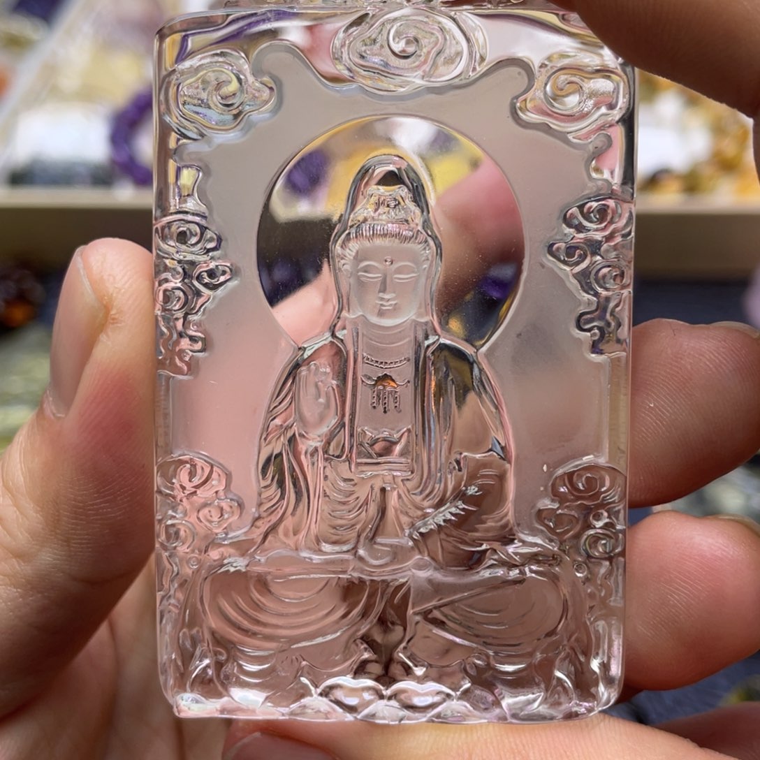 水晶颈饰未镶嵌定制