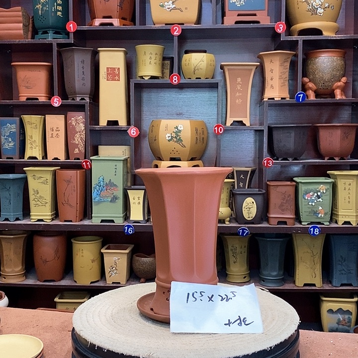 紫砂花盆紫砂花盆