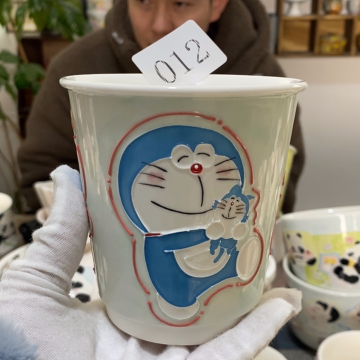 杯景德镇釉下彩手绘