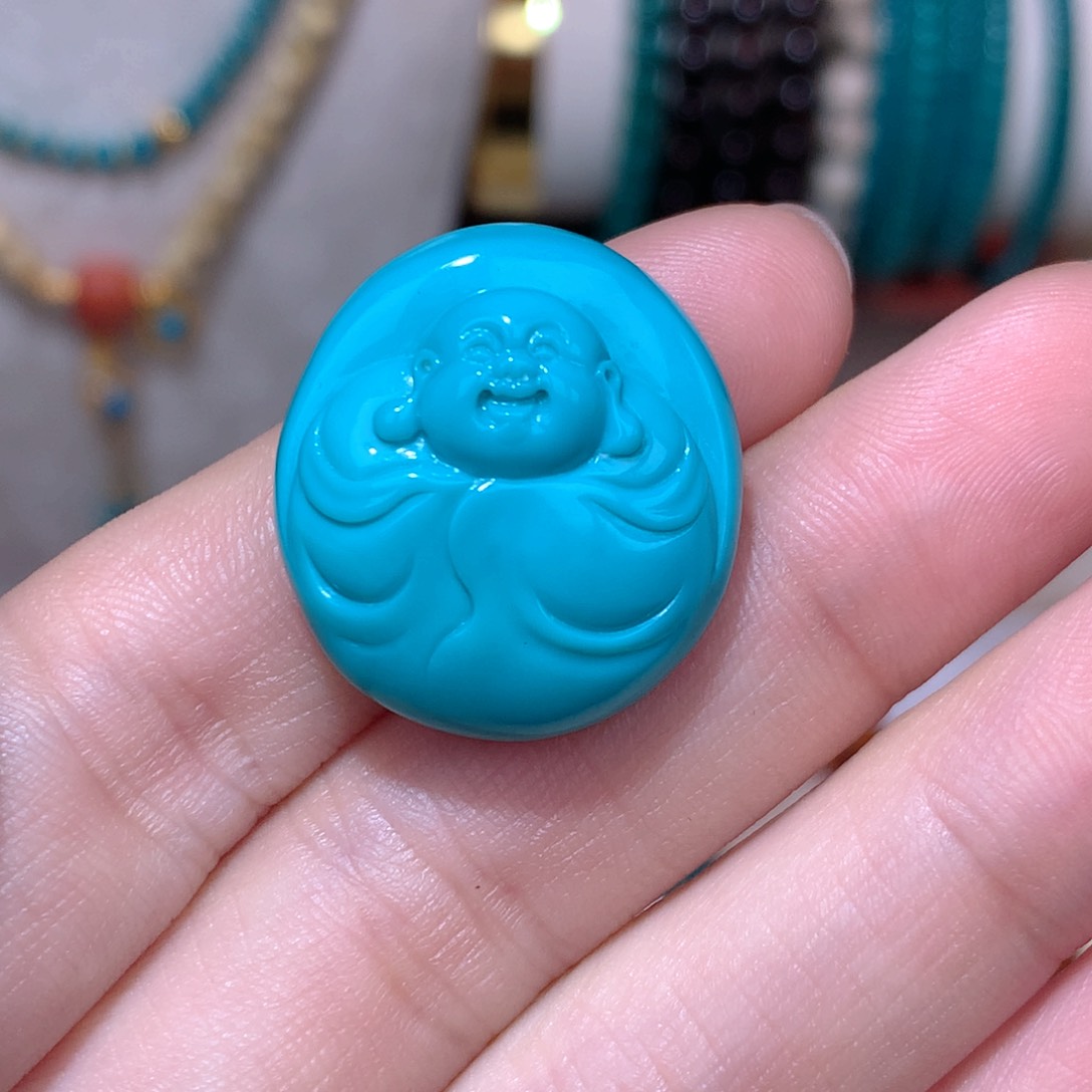 绿松石珠宝奇石未镶嵌