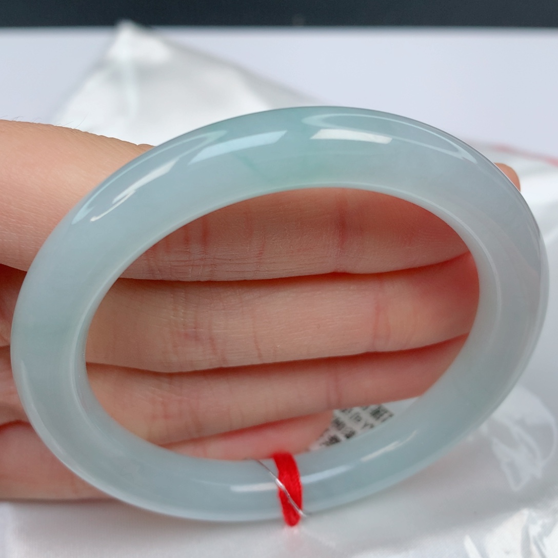 翡翠手镯未镶嵌50.8圆条