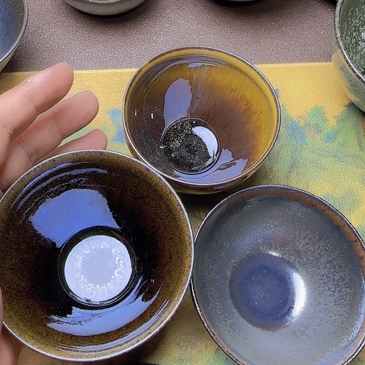 富***檬茶盏龙窑柴烧全手工制作包邮