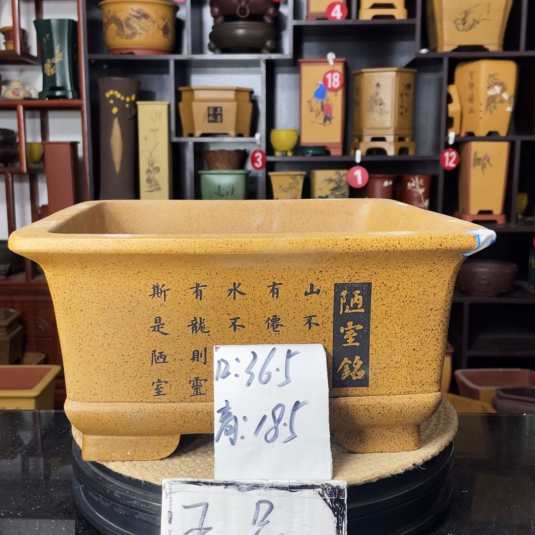 紫砂D-婉秋紫砂花盆