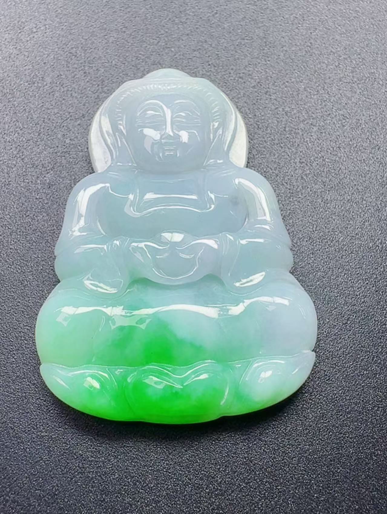 天然缅甸翡翠吊坠A货项链（一物一发）支持质检