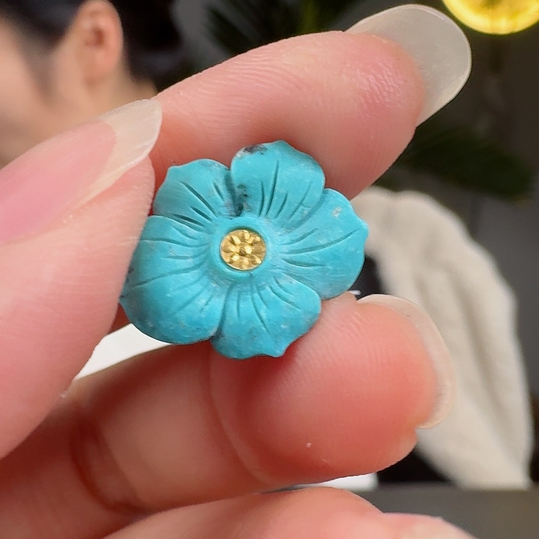 绿松石珠宝奇石未镶嵌