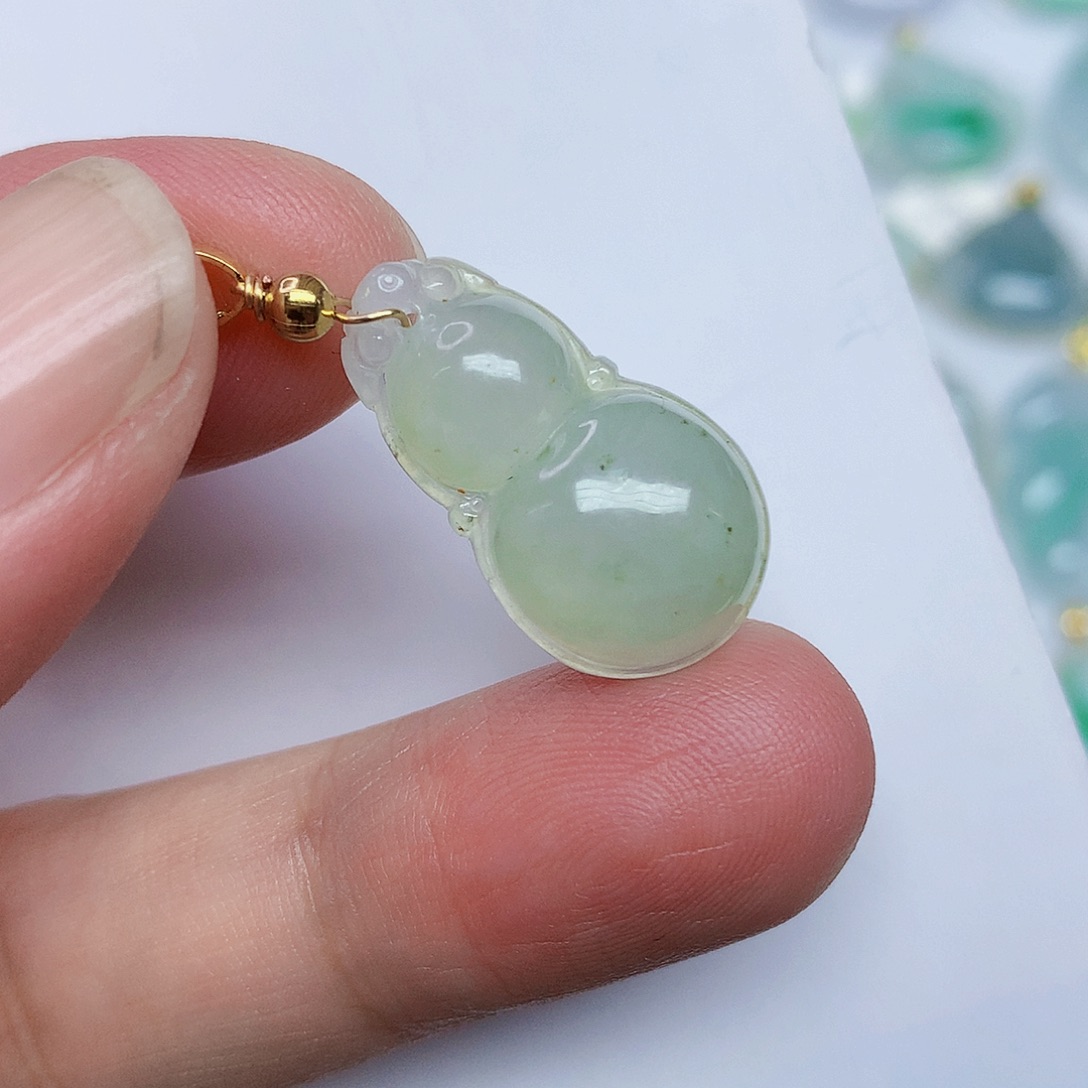 翡翠未镶嵌颈饰345678