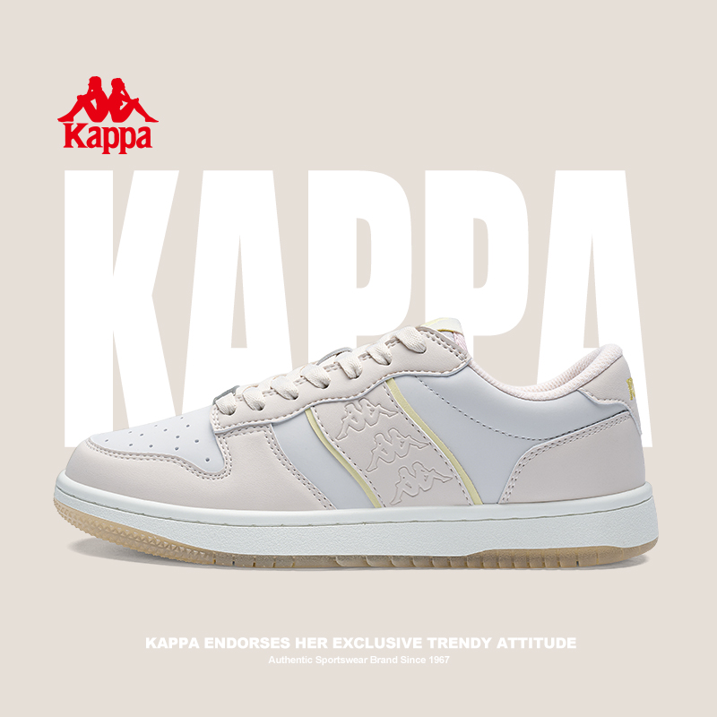 kappa卡帕女鞋新款百搭休闲鞋耐磨软底时尚运动鞋板鞋K0FW5CC77CJ