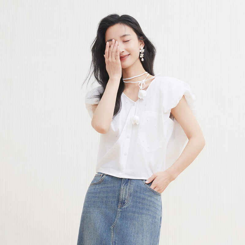 【芊芊专属】佳人苑雪纺衫女秋季新款J432461
