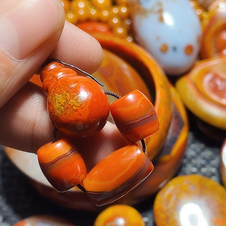 玛瑙/玉髓玛瑙未镶嵌0*7