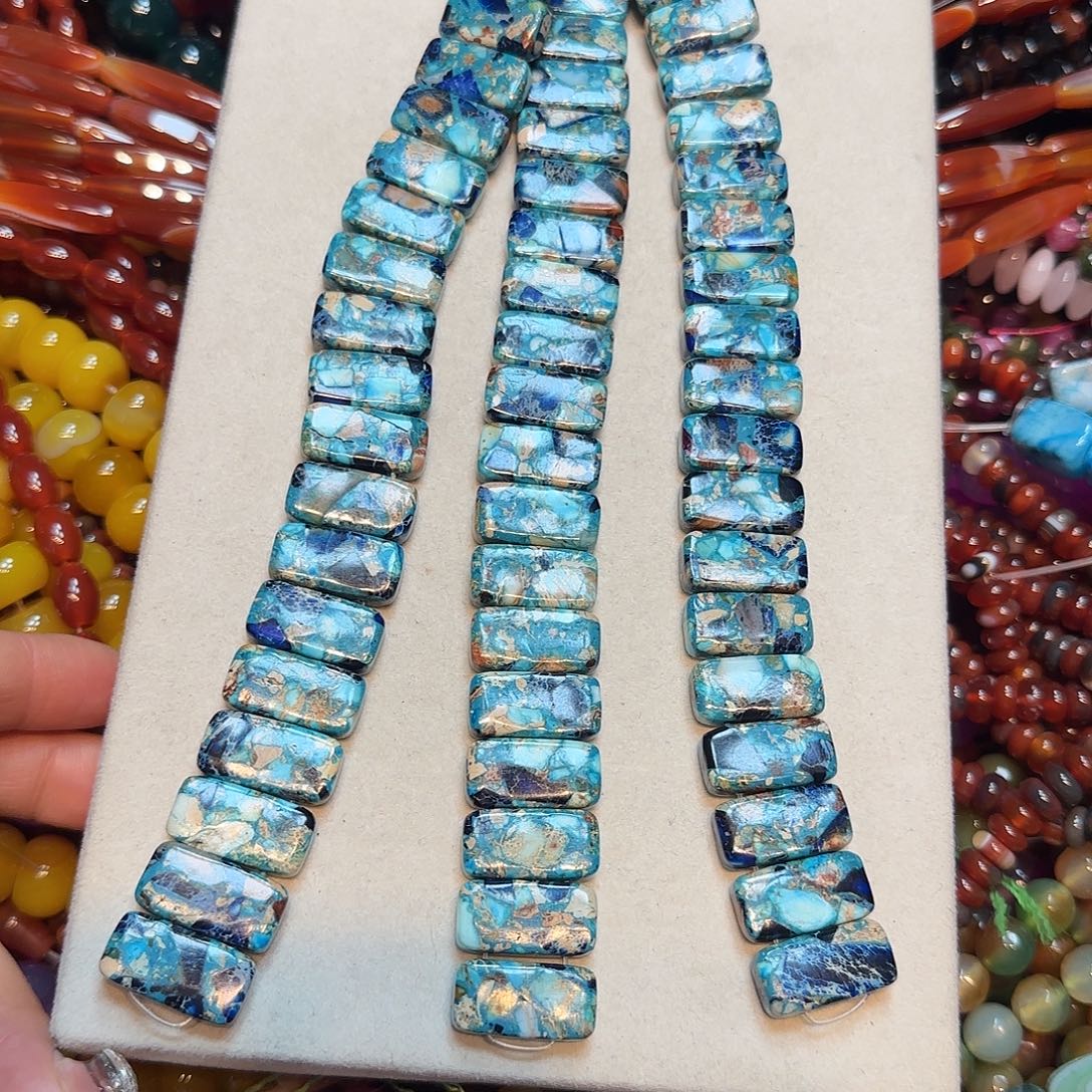 玛瑙/玉髓未镶嵌珠宝半成品帝皇石手牌一条