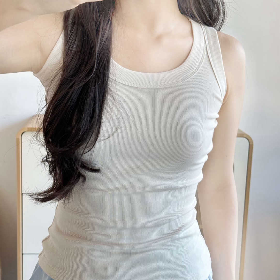 夏季百搭修身显瘦无袖吊带背心女内搭外穿防走光美背