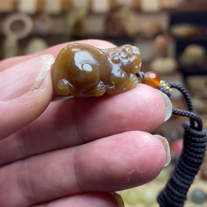 和田玉吊坠(不含链)未镶嵌