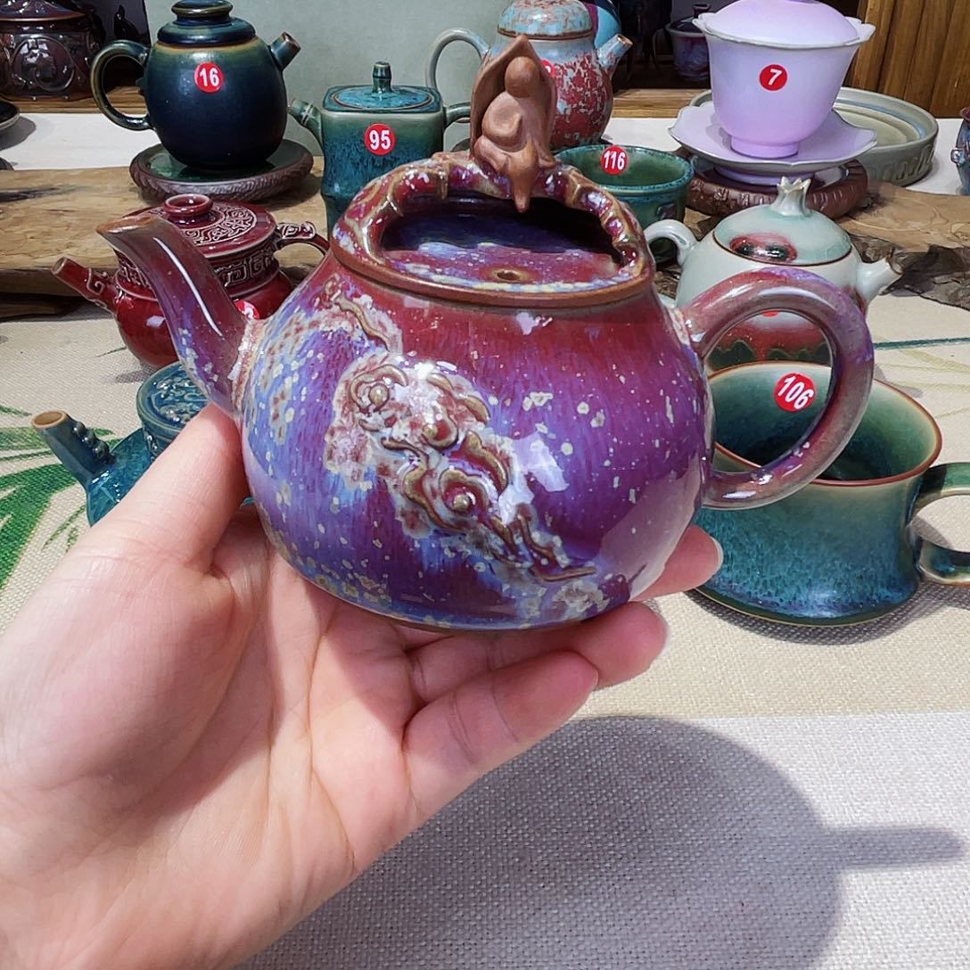 壶禹州钧瓷艺术作品