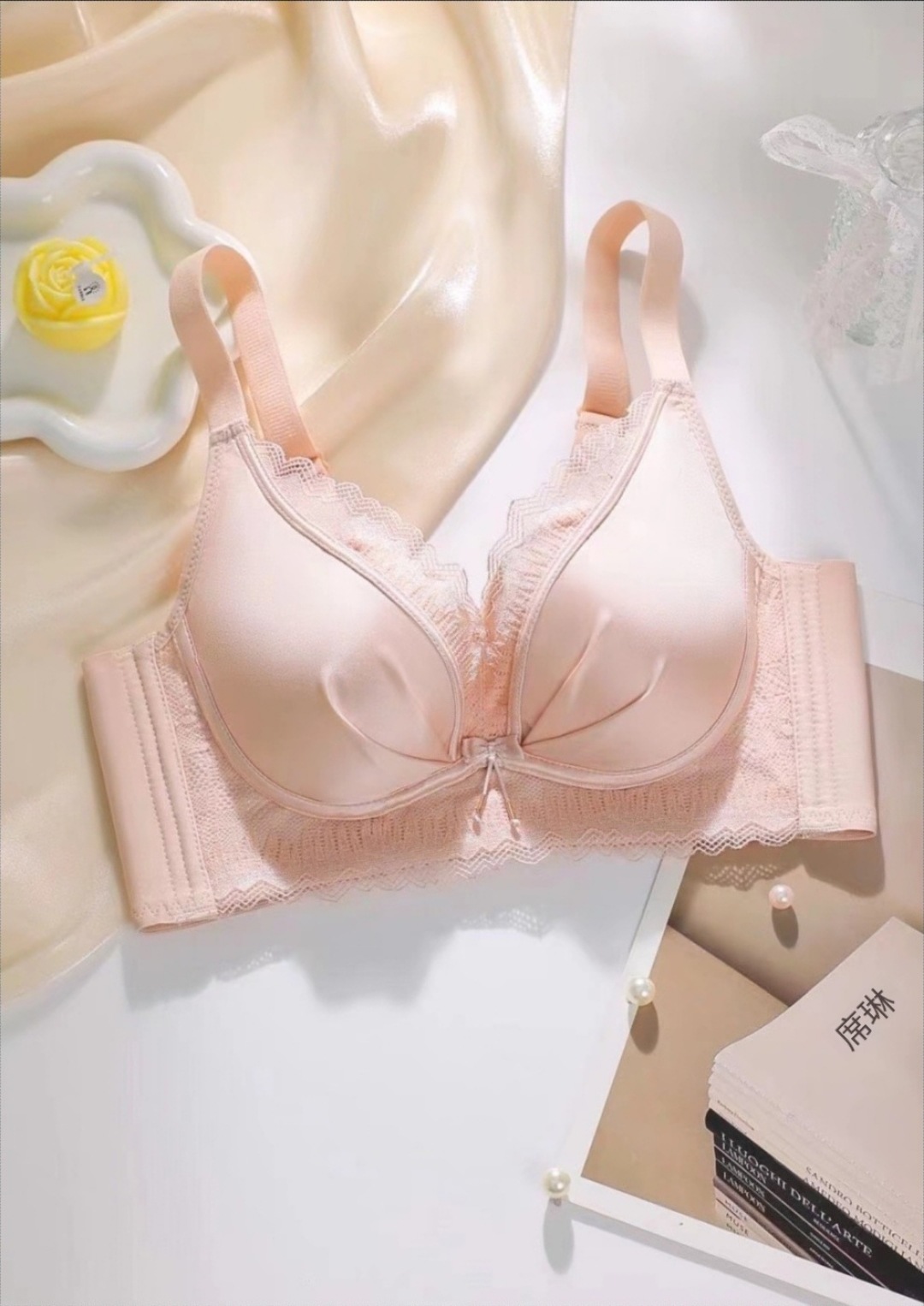 【主播亲测】新款蕾丝胸罩文胸女性感无钢圈防下垂调整型内衣