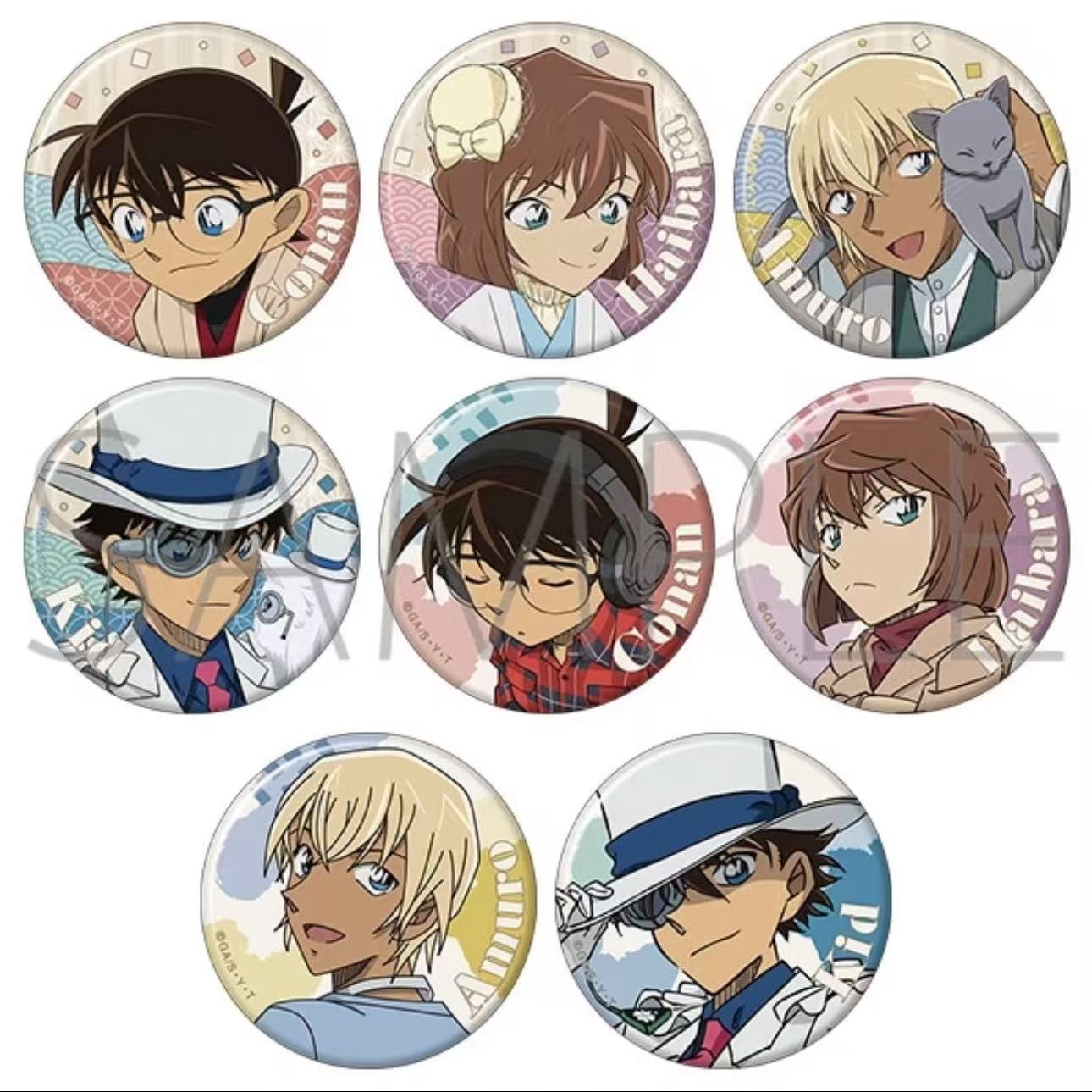 【小豆】名侦探柯南 逗猫系列吧唧/特典/亚克力 盲盒（默认代拆）