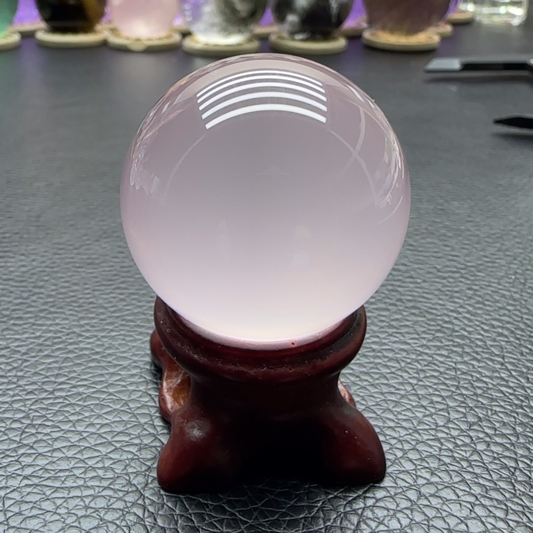 水晶珠宝半成品未镶嵌32.6mm