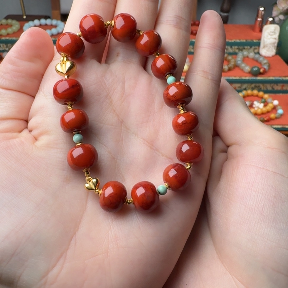 手链未镶嵌南红玛瑙