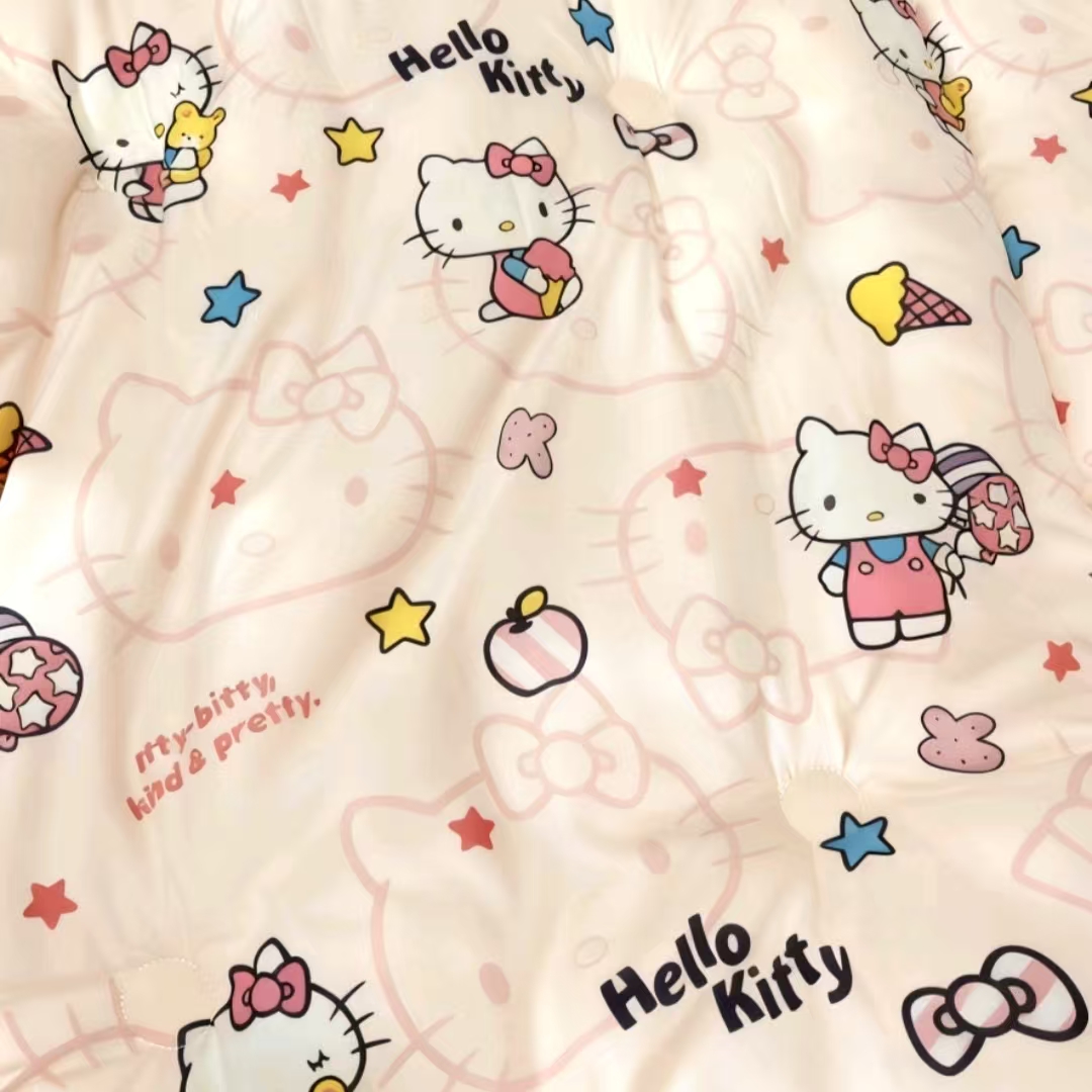 【雪糕kitty豆豆被】200*230柔软加厚柔软豆豆被子