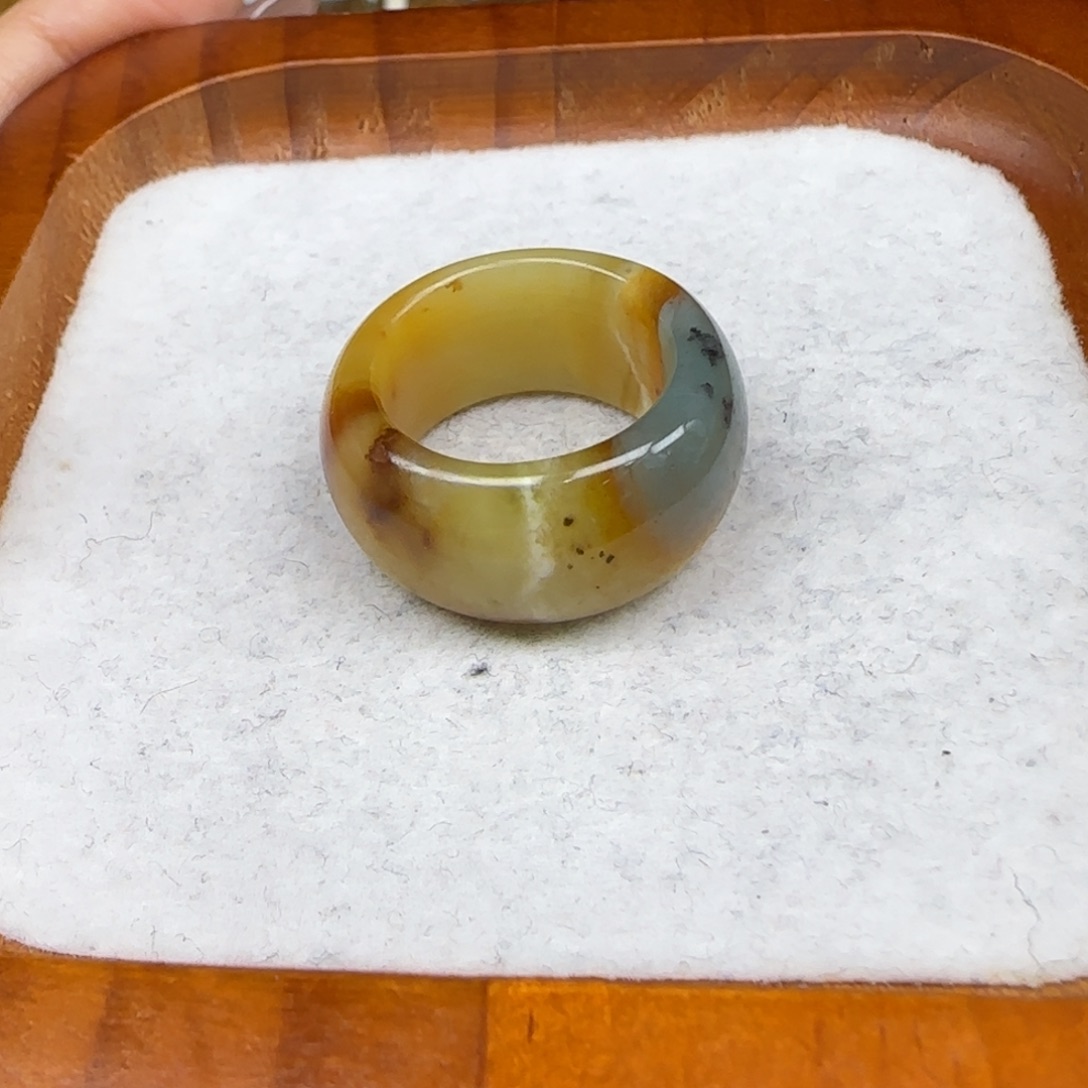 蛇纹石玉合金内径18.3V***。