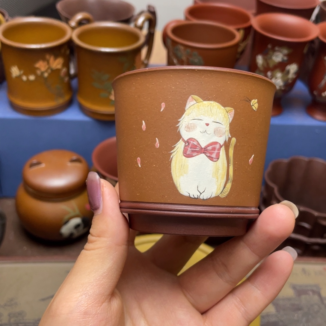 紫砂茶杯紫砂主人杯