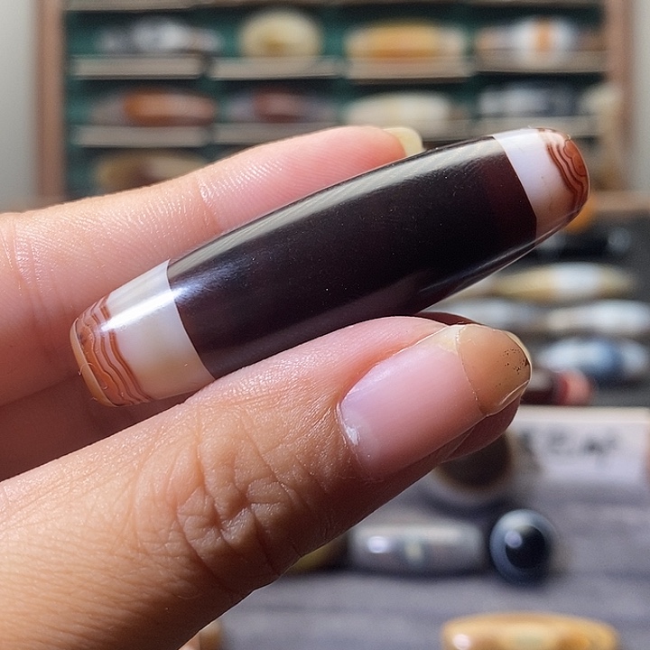 汇***告玛瑙/玉髓未镶嵌吊坠(不含链)