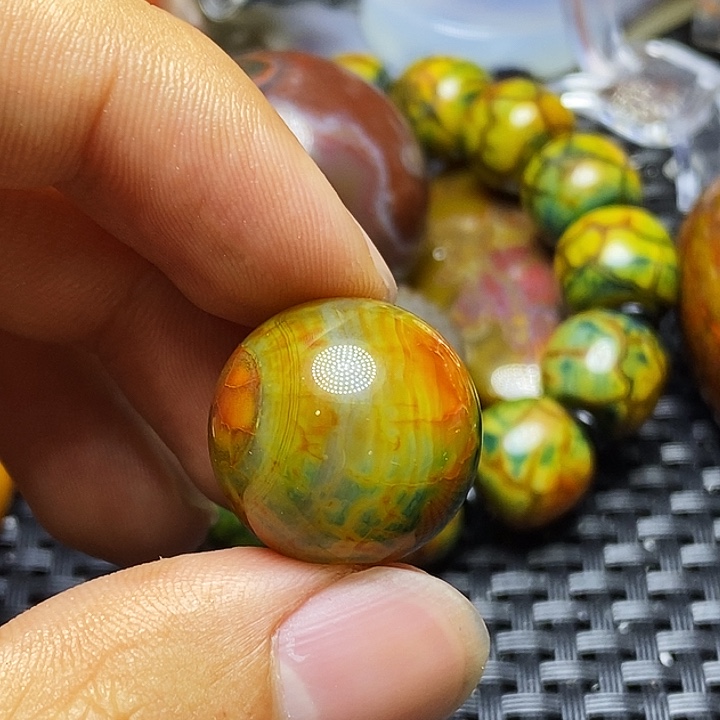 1***哥玛瑙/玉髓未镶嵌颈饰