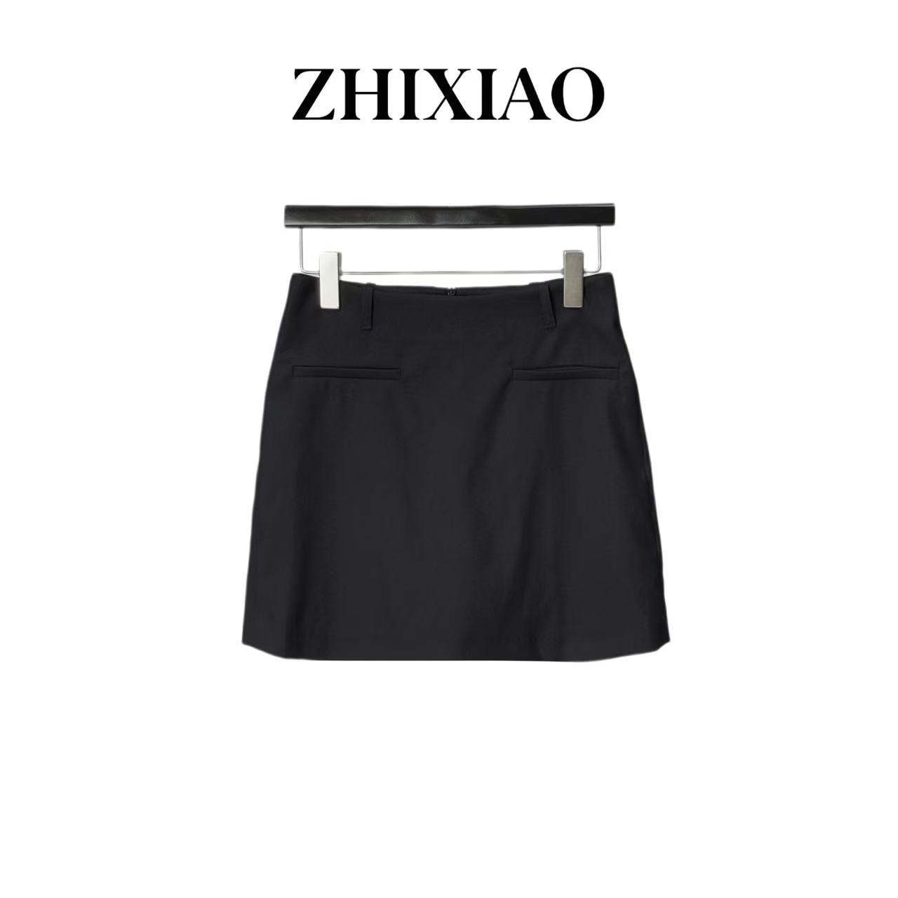 【ZHIXIAO】秋冬新款：极简短裙2001-1