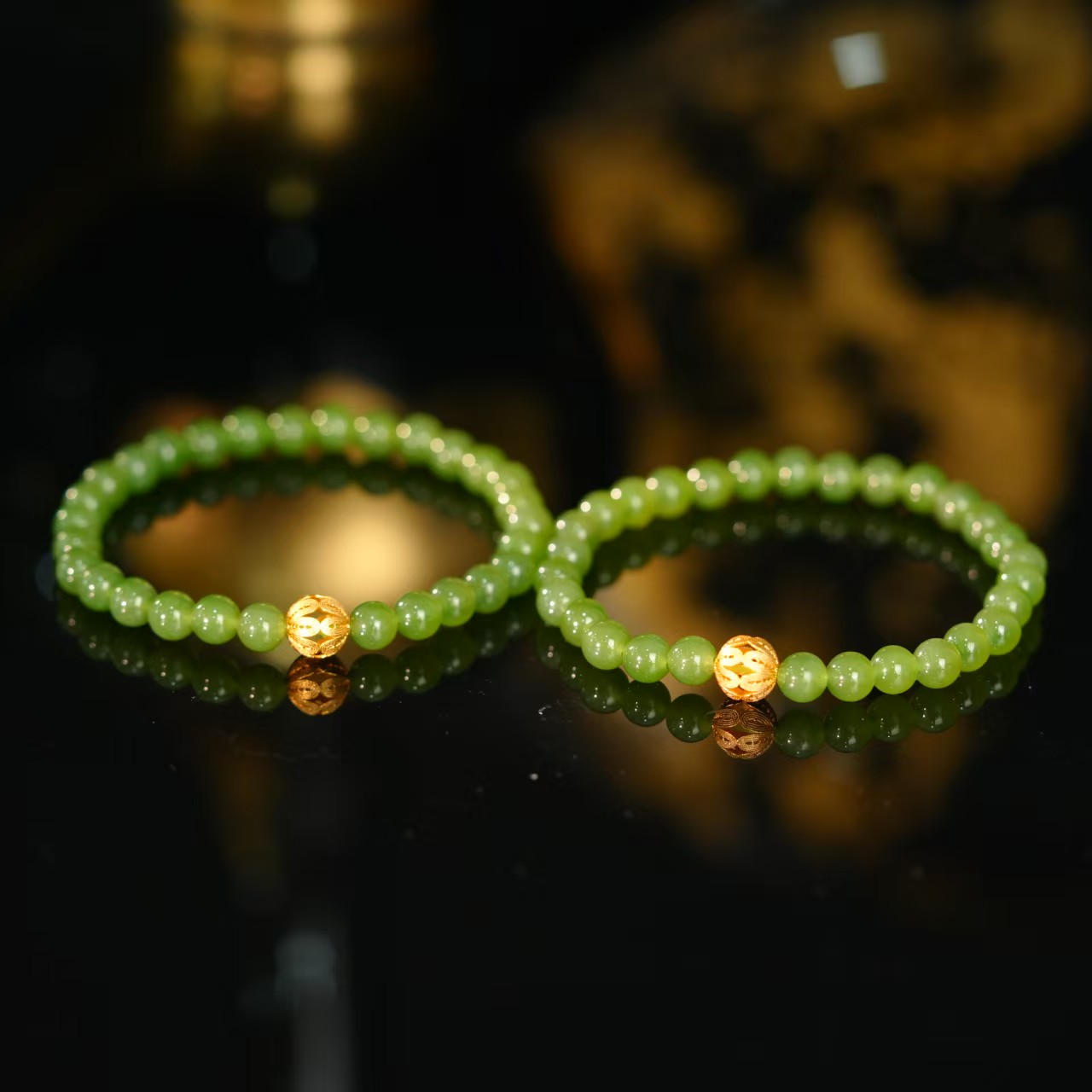 【初见珠宝】S925银和田玉手串18-3CH382X91【多样性发一件】