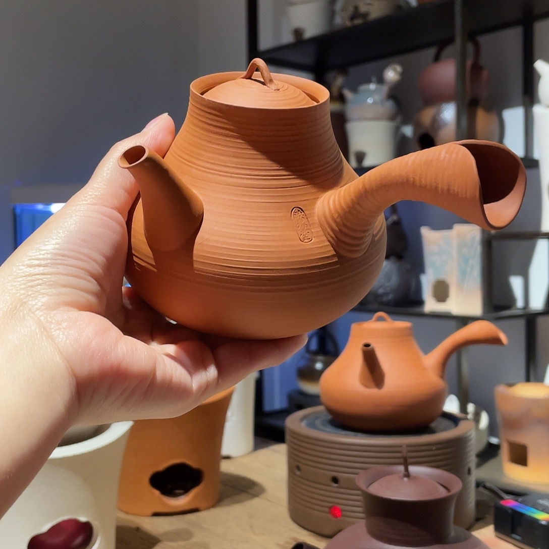 窑***神500ml梨型砂铫壶鸡蛋黄