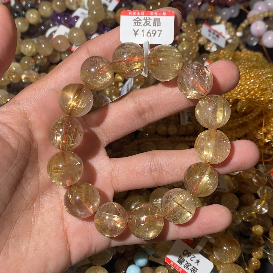 水晶手链未镶嵌我