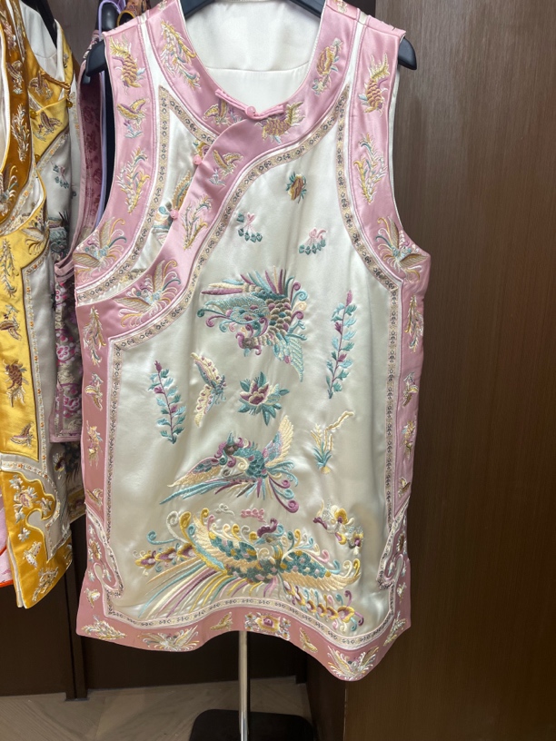 5119圆领晋制无袖成人刺绣春季汉服复古公主清冷新中式