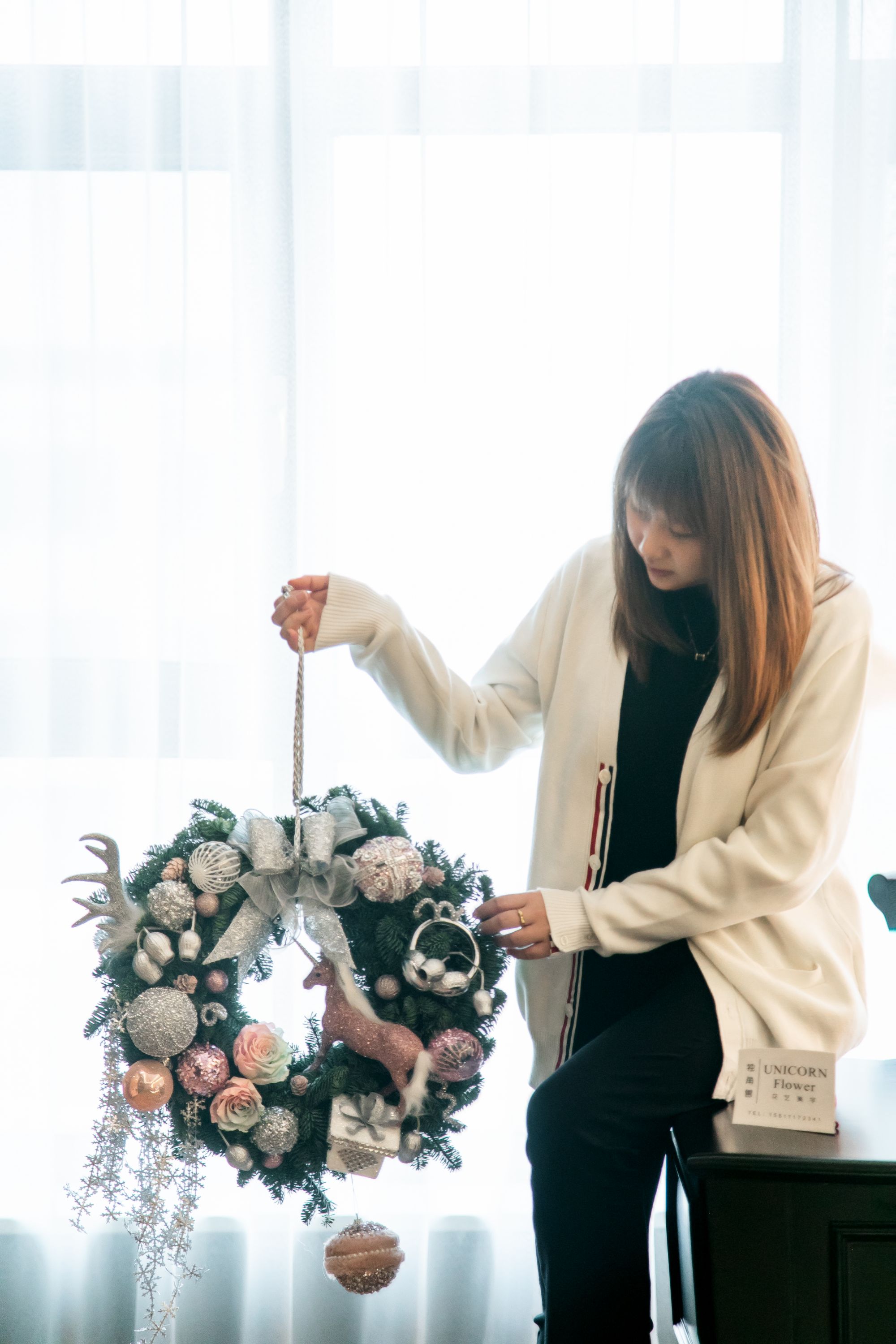 独角兽2025圣诞节诺贝松圣诞树