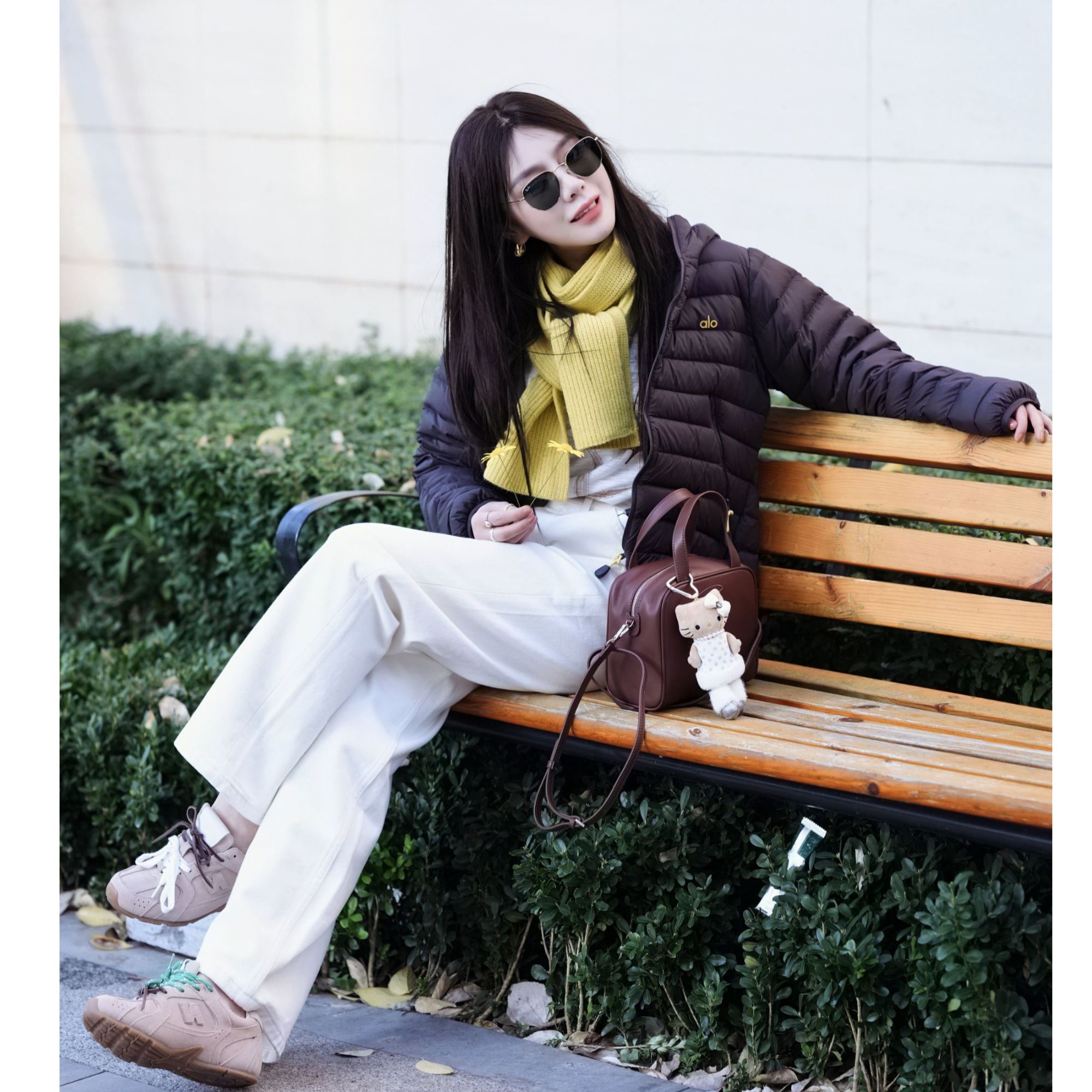 [Rain.studio]专属运动风保暖时尚纯色宽松韩版连帽短款外套