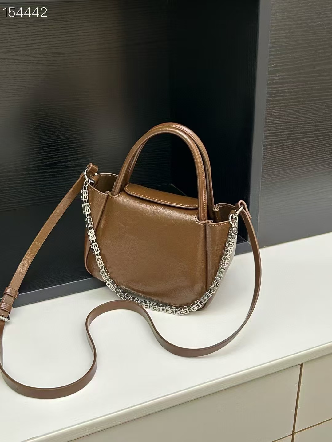 DINGFENG【xl178 香海洋钻项】手工定制高端真皮时尚百搭女包.