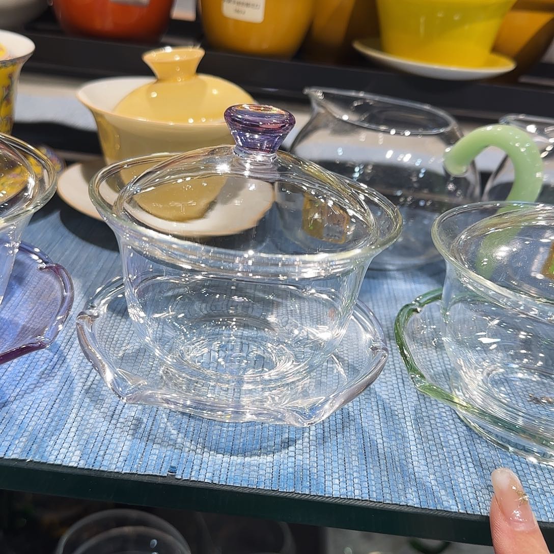 ****噻禅语盖碗紫色////////