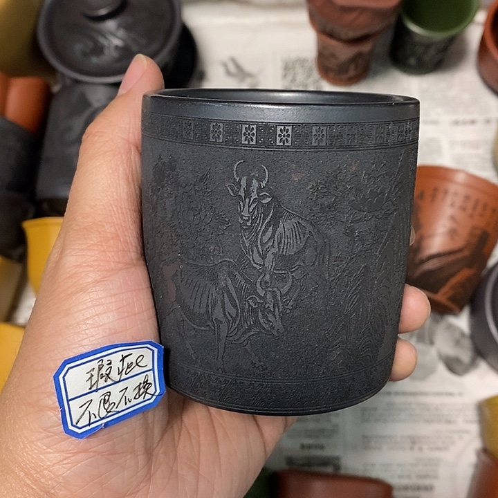 紫砂茶杯瑕疵不退不换