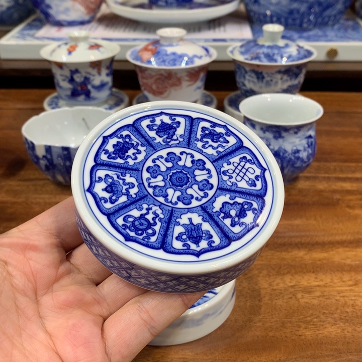 晓月柴窑 八宝盖置