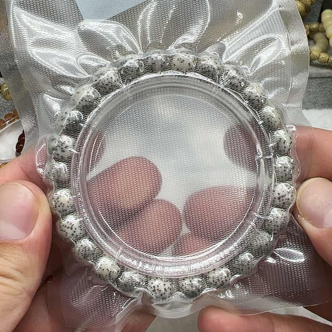 星月菩提手串13尽头卡姿兰大眼睛黑灰星月菩提单圈0.9